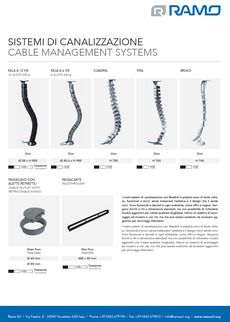 Sistemi di canalizzazione cavi